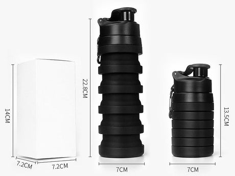 Mountaineering Outdoor Collapsible Water Bottle Water Cup Shopway.