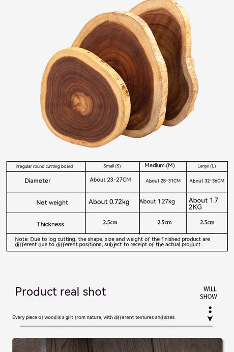 Wooden Wooden Cutting Board Irregular Chopping Board Shopway.