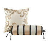 12 Piece Comforter Set With Cotton Bed Sheets Black Full Shopway.