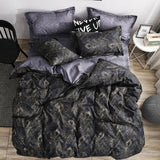 Quilt Duvet Cover 2 Pillow Cases 50x70cm Bedding Sets 3 Pcs - Shopway