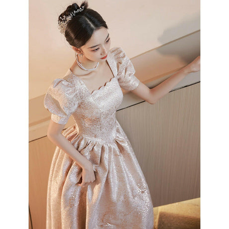 Women’s Champagne Evening Dress Shopway.