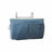 Shopway bedside fence storage box basket, canvas material with wrought iron bracket, ideal for storing phones and books.
