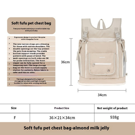Portable Outdoor Lightweight Pet Chest Bag Shopway.