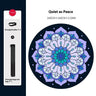 Natural Rubber Round Yoga Mat Professional - Shopway
