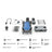 UAV 4K Aerial Photography Three-kilometer Digital Image Transmission Three-axis Brushless PTZ - Shopway