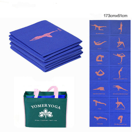 Foldable and portable yoga mat - Shopway