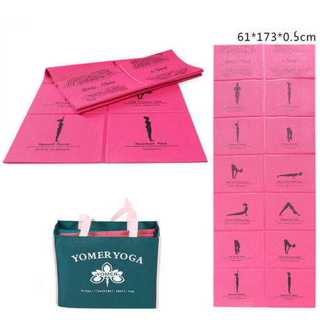 Foldable and portable yoga mat - Shopway