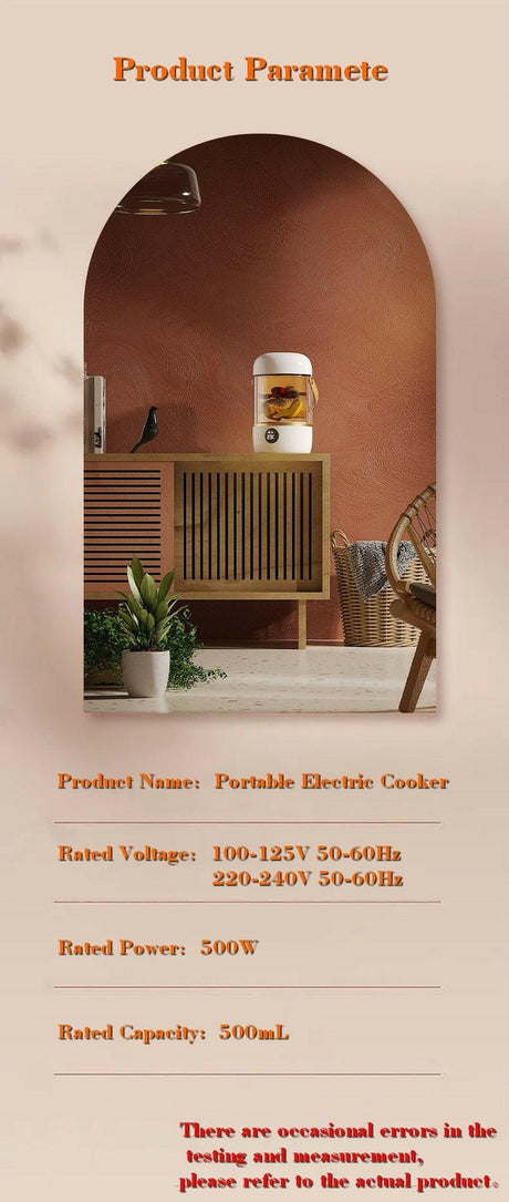 110V220V Smart Electric Stew Cooker Personal Portable Electric Stew Pot Shopway.