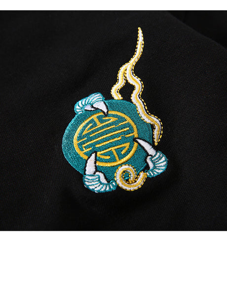 Hooded sweatshirt with embroidery Shopway.