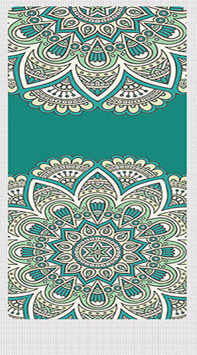 Suede folding yoga mat - Shopway