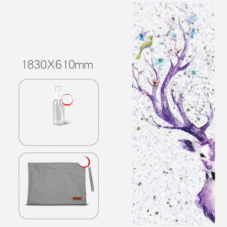 Anti-slip folding yoga mat for yoga beginners - Shopway