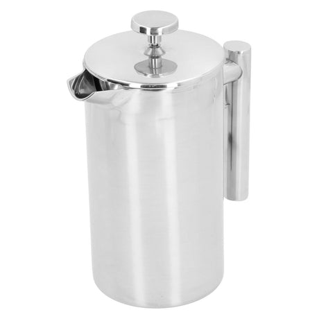 1000ml Hand Brewing Coffee Pot Stainless Steel Coffee Press Pot DoubleLayer Coffee Kettle Shopway.