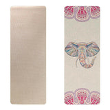 Natural rubber linen yoga mat - Shopway