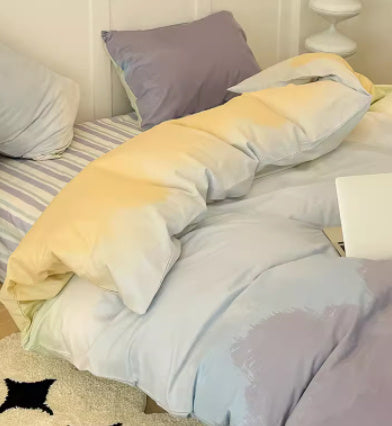 Simple Gradient Color Bed Four Sets Of Cotton Pure Shopway.