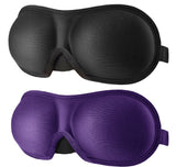 Memory Foam 3d Sleeping Eye Mask Black Simple Shading Shopway.