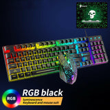 Kuiying T6RGB Luminous Keyboard And Mouse Set - Shopway