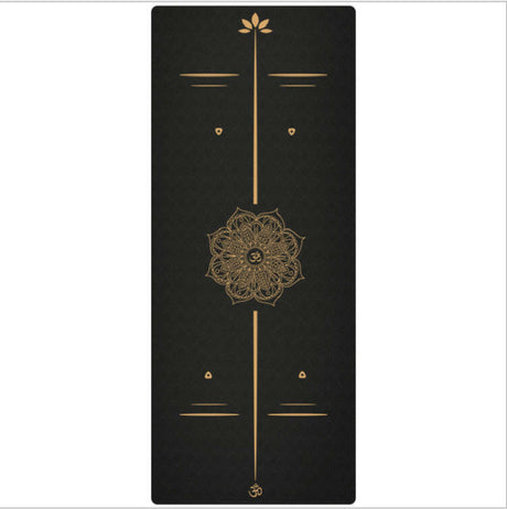Rubber Pu Postural Line Yoga Mat - Shopway