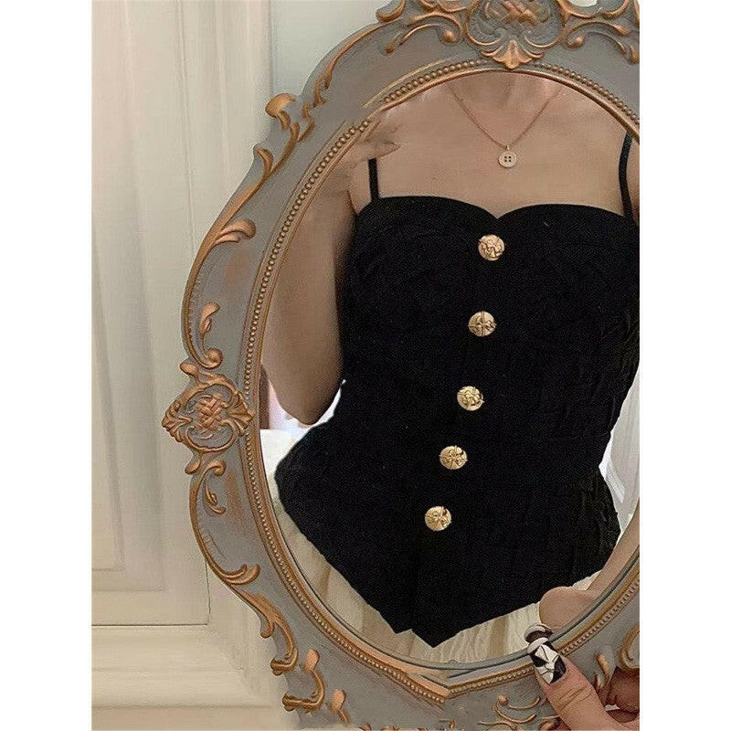 Chic Design Niche Sling Ladies Fashion Tops Shopway.