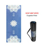 Suede Printed Tpe Double Yoga Mat - Shopway