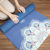 Suede Printed Tpe Double Yoga Mat - Shopway