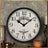 Home Clocks Living Room Metal Creative Wall Clock Retro Iron Clock Shopway.