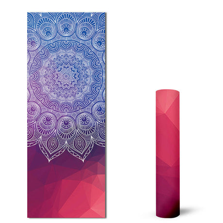 Suede TPE Yoga Mat Eco Friendly Non SlipWorkout Mat for Yoga Pilates Home Fitness - Shopway