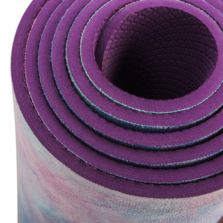 Tie-dyed Natural Rubber Yoga Mat Suede Sublimation Transfer Yoga Mat - Shopway