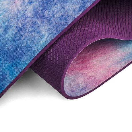 Tie-dyed Natural Rubber Yoga Mat Suede Sublimation Transfer Yoga Mat - Shopway