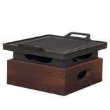 Wooden Seat Korean Style Grill Pan Grill Household Smokeless Shopway.