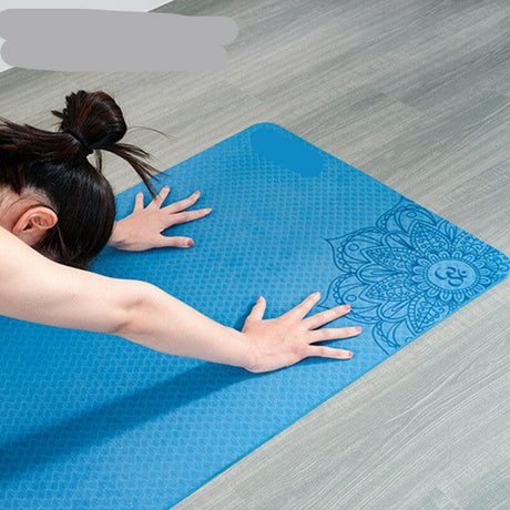 Umweltfreundliche Anti Slip TPE Yogamatte With Schlinge Und Tragen Strap Kostenloser Versand - Shopway