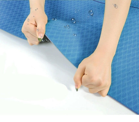 Umweltfreundliche Anti Slip TPE Yogamatte With Schlinge Und Tragen Strap Kostenloser Versand - Shopway
