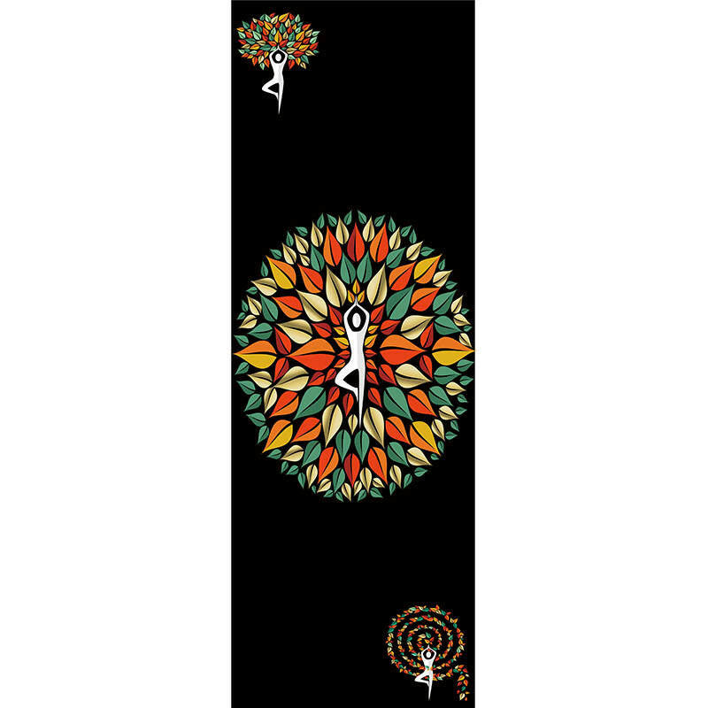 Printed Yoga Mat Drape Sweat-Absorbent Fitness Yoga Towel Yoga Drape - Shopway