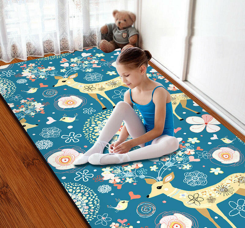 Antiskid Yoga Fitness Mat Household Floor Mat Children'S Dance Practice Mat - Shopway
