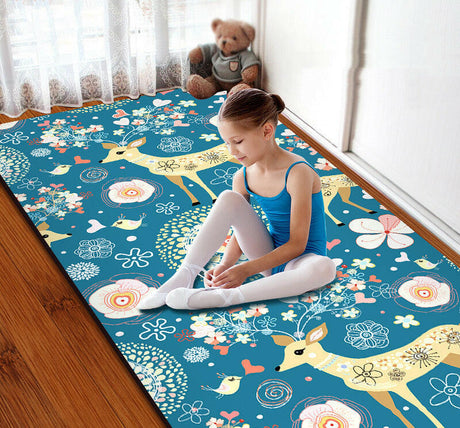 Antiskid Yoga Fitness Mat Household Floor Mat Children'S Dance Practice Mat - Shopway