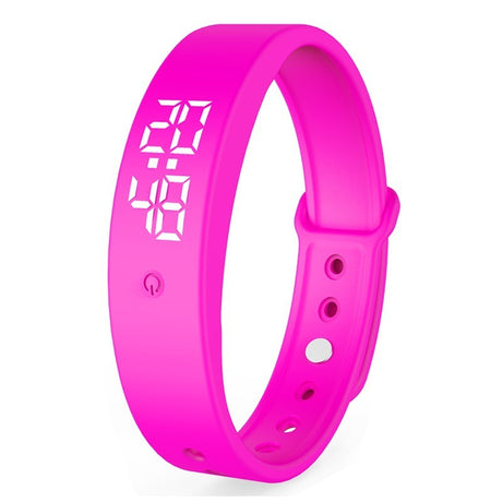 New V9 Smart Bracelet With Body Temperature Monitoring Precise Display Smart Band Vibration reminder Smart Clock Smart Wristband Shopway.