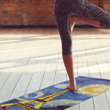 Natural Rubber Suede Yoga Mat 1.5mm Folding Fitness Dance Yoga Mat Cross-border Custom Printing - Shopway