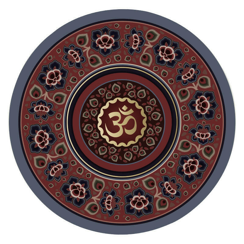 Nagudi Small Round Mat Yoga Mat Non-slip Natural Rubber - Shopway