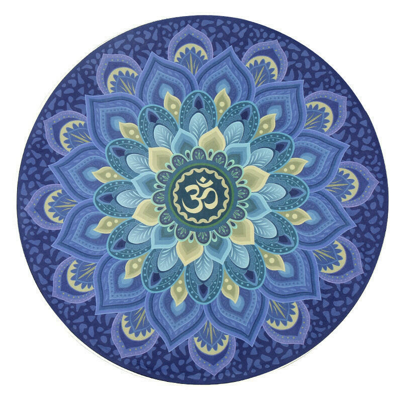 Nagudi Small Round Mat Yoga Mat Non-slip Natural Rubber - Shopway