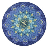 Nagudi Small Round Mat Yoga Mat Non-slip Natural Rubber - Shopway