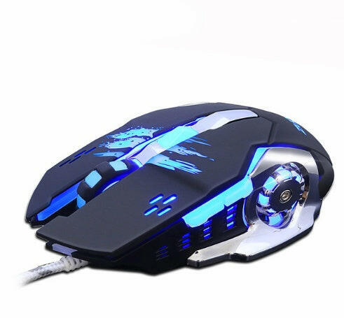 Silent mute computer notebook wired gaming mouse Shopway.