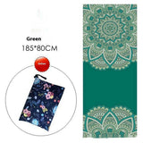 Sweat-absorbent Portable Printed Yoga Mat - Shopway