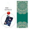 Sweat-absorbent Portable Printed Yoga Mat - Shopway