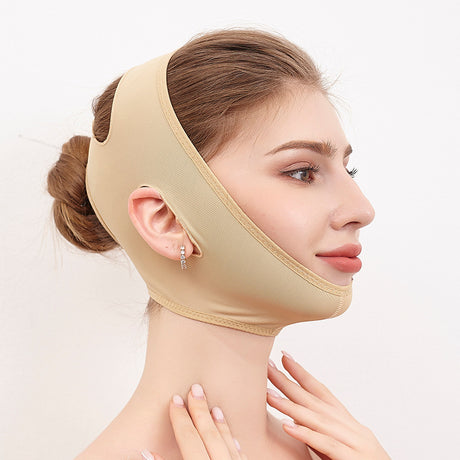 Lifting Skin Sleeping Surface Sculpture Face Elastic Sleeve Mask Velcro Face Mask Shopway.