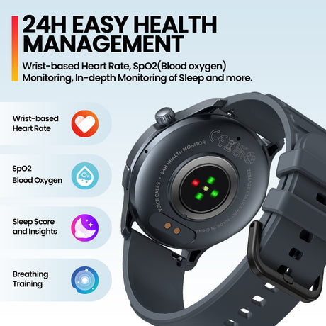 Smart Watch Display Screen Bluetooth Calling Health Fitness Tracking Shopway.