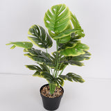 Artificial Flower Green Plant Monstera Plant Flower Indoor Shopway.