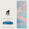 Natural Rubber Thin Portable Yoga Mat Drape - Shopway