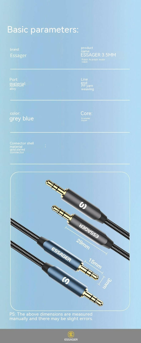 35mm Audio Vehicle-mounted Sound Equipment Cable - Shopway