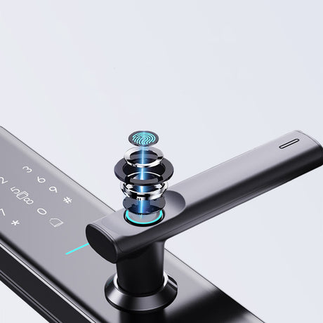 Smart Home Anti-theft Semi-automatic Fingerprint Door Lock Shopway.