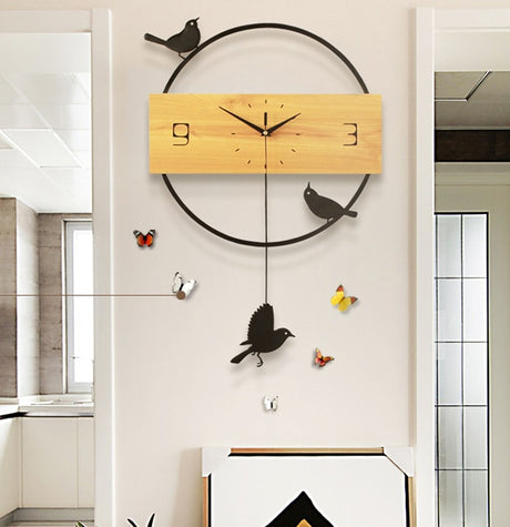 Nordic And Wall Clocks The Living Room Is Simple And Creative Shopway.