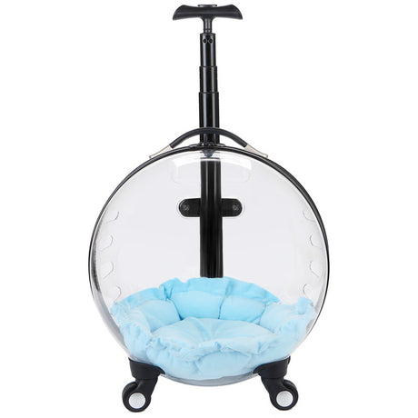 Pet Trolley Bag Cat Portable Clear Space Capsule Shopway.